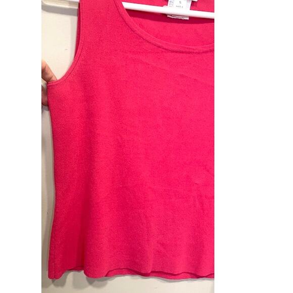 VINTAGE TALBOTS Pink Nylon & Rayon Tank Women's Size Small - Picture 6 of 6